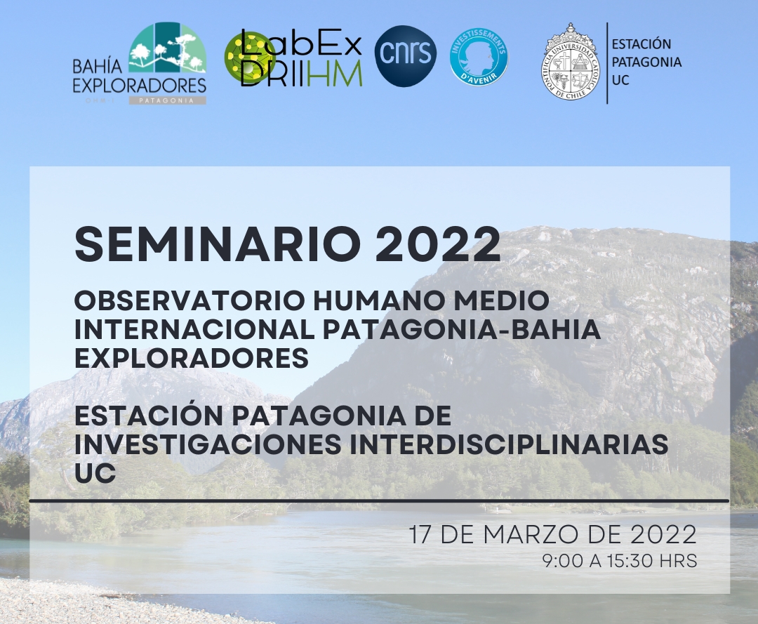 Afiche SEMINARIO 2022 OHMi Patagonia Bahia Exploradores EPII UC